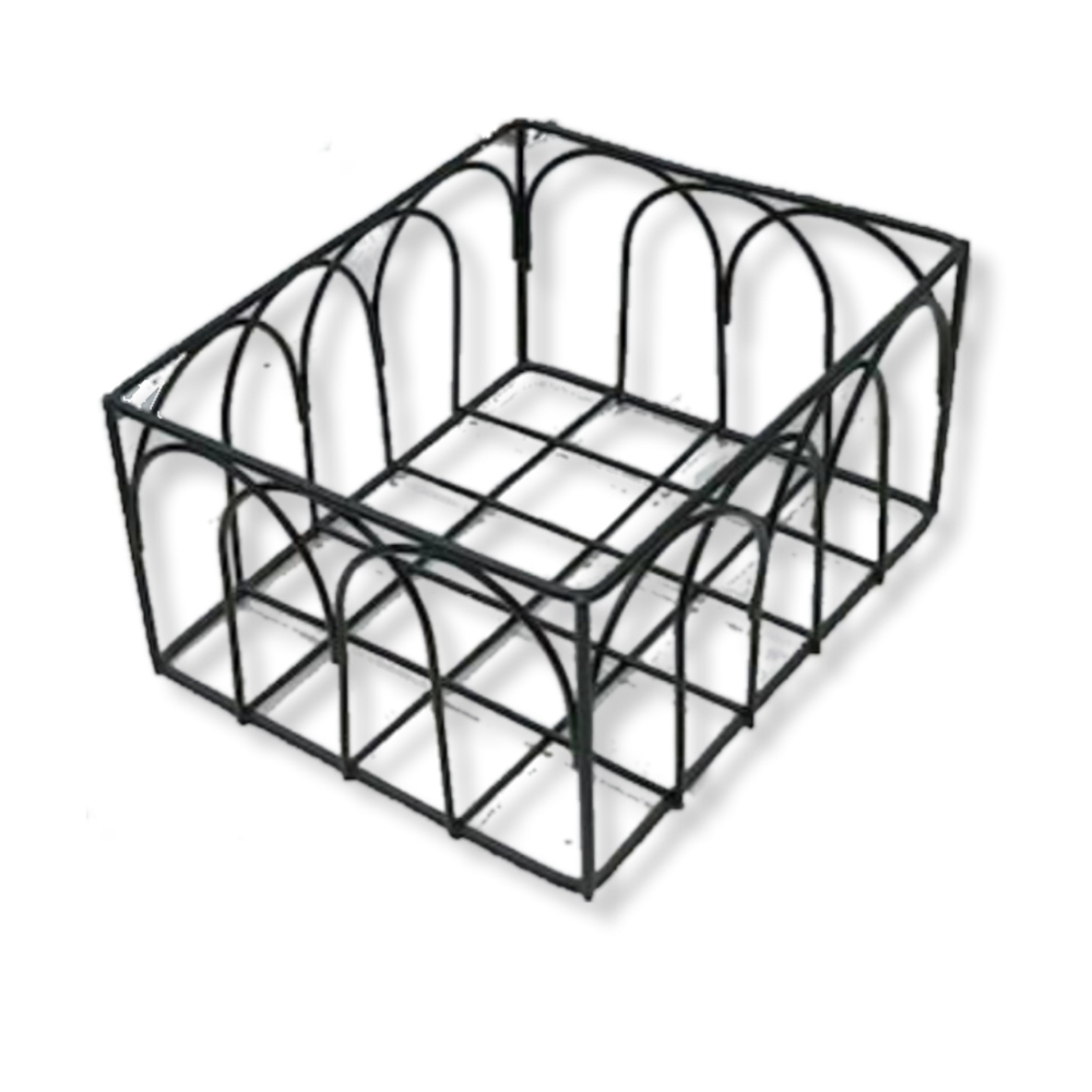 4"×5" metal storage basket